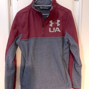 Under Armour fleece Zip /Sz YM